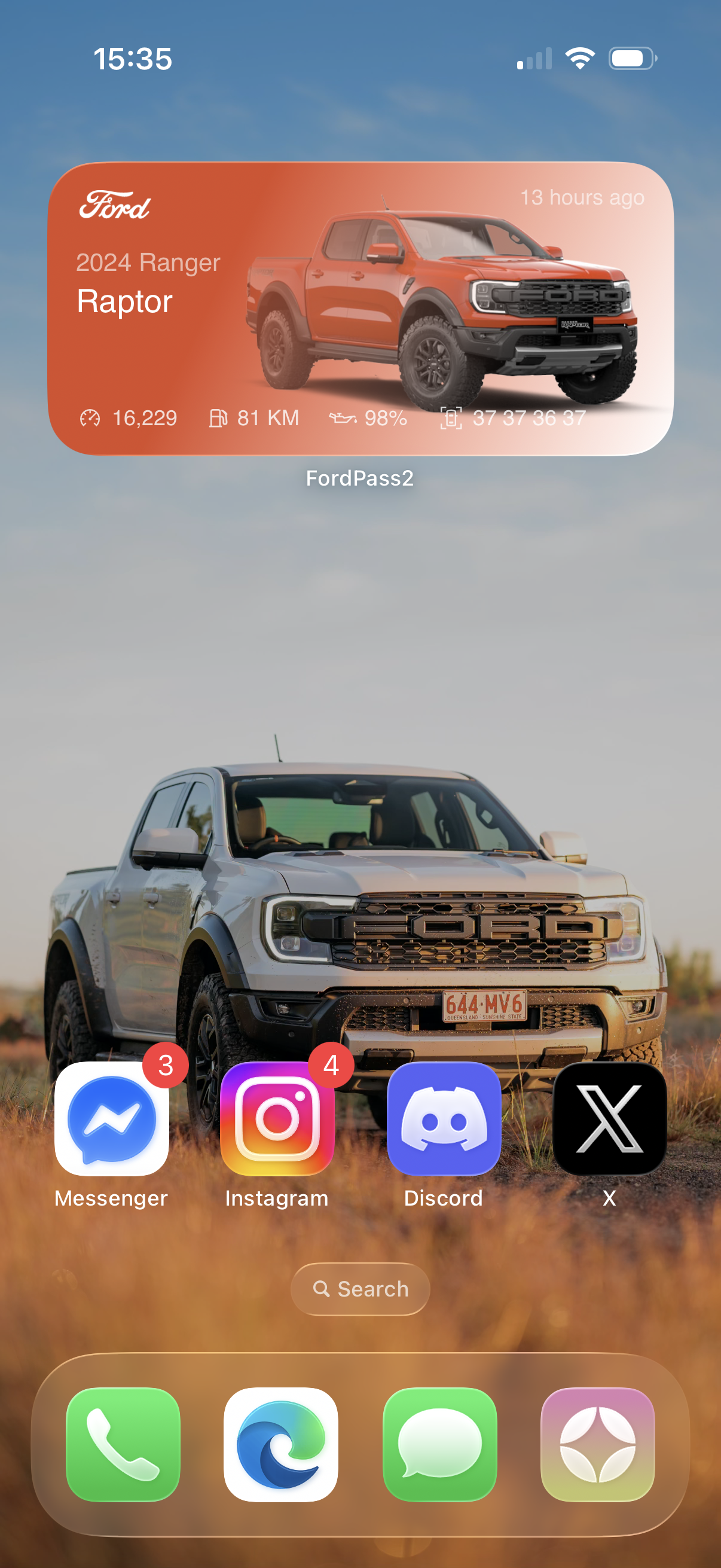 Light mode variant with "Code Orange" vehicle